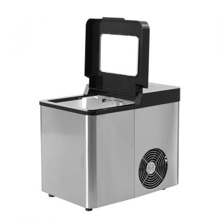 Spector Ice Maker Commercial 2.1L Portable Auto Bar Cube Machine Stainless Steel