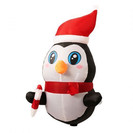 Santaco Christmas Inflatable Lighted 0.9M Xmas Penguin Garden Outdoor Decoration