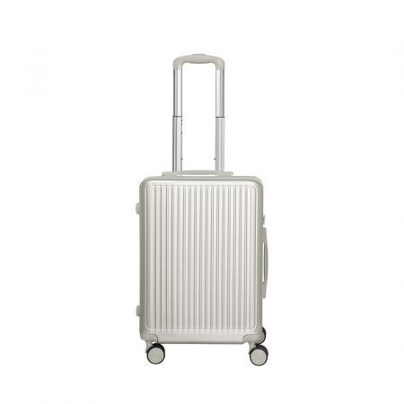 Luggage Suitcase Trolley White 2pc 14"+20"