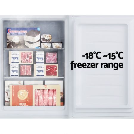 Devanti 60L Upright Freezer Fridge White