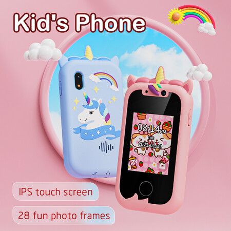 Kids Phone Toddler Toys for Girls Age 3-8  Pink