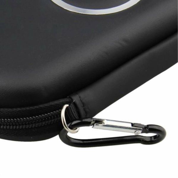 PSP Carring Case Portable Travel Pouch Cover Zipper Bag Compatible for Sony PSP 1000 2000 3000 Game Console (Black)