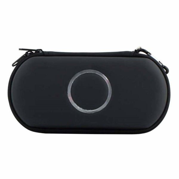 PSP Carring Case Portable Travel Pouch Cover Zipper Bag Compatible for Sony PSP 1000 2000 3000 Game Console (Black)