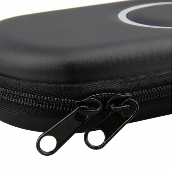 PSP Carring Case Portable Travel Pouch Cover Zipper Bag Compatible for Sony PSP 1000 2000 3000 Game Console (Black)