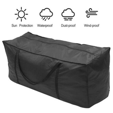 Christmas Tree Storage Bag Outdoor Furniture Cushion Storage Bag Christmas Tree Tote Storage Pouch Tree Container Holiday Ornament Bag Oxford Cloth Size S