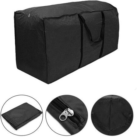 Christmas Tree Storage Bag Outdoor Furniture Cushion Storage Bag Christmas Tree Tote Storage Pouch Tree Container Holiday Ornament Bag Oxford Cloth Size S