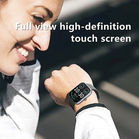 Bluetooth Calling Sports Smart Watch HD Touching Screen Information Synchronization Multiple Sports Modes IP68 Waterproof(Pink)