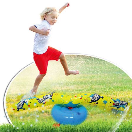 Water Sprinkler Toy, Outdoor Inflatable Water Spray Toy Yard Sprinkler Toy Kids Sprinkler Water Toy, Rotating Water Spray Toy, All-round Sprinkling