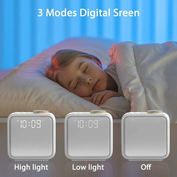 Alarm Clocks for Bedrooms Kids Teens Adults, Hatch Alarm Clock for Heavy Sleepers Adults