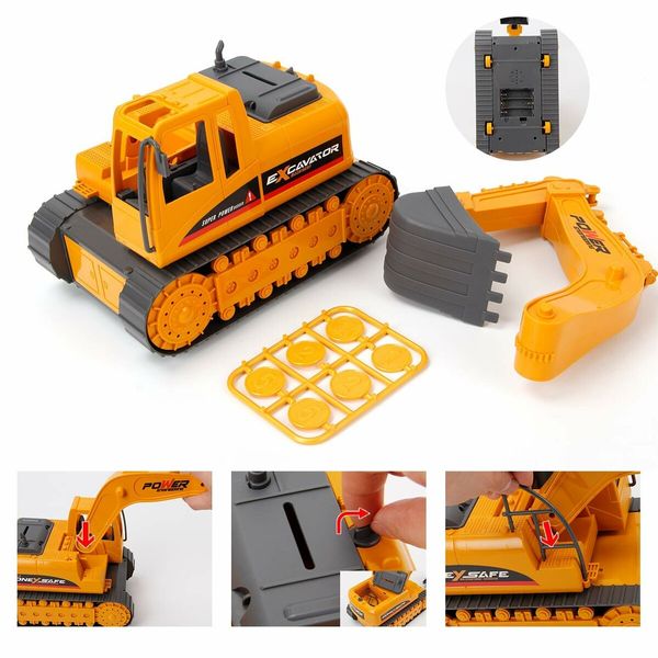 Electronic Piggy Bank Excavator with Password or Fingerprint Lock