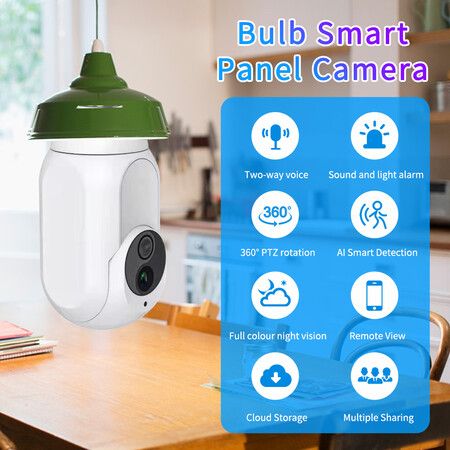 1080P Baby Monitor Camera Surveillance Colorful Night Vision Intercom Babysitter Security Version 360 Degree Full Color HD Pet Safety and Protection