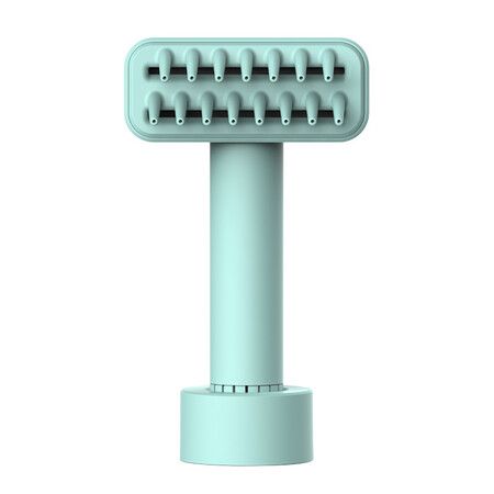 Electric Dog Brush, One Button Start Pet Shedding Grooming Brush Hair Removal Quiet Operation Filter Cotton