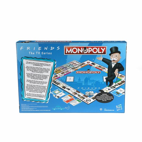 Gaming Monopoly Friends The TV Series Edition Board Game for Ages 8 and Up