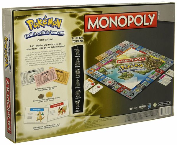 Monopoly Game: Pokemon Johto Edition