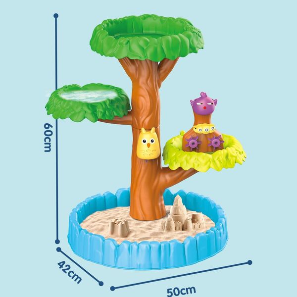 Tree Water Table Sand Play Toy Set Educational Beach Preschool Activity Summer Outdoor Backyard for Kids