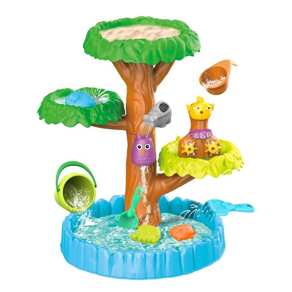 Tree Water Table Sand Play Toy Set Educational Beach Preschool Activity Summer Outdoor Backyard for Kids