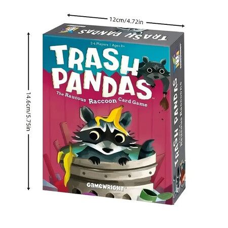 Trash Pandas Board Game Party Family Strategy Game Interesting Card Games