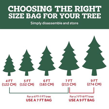 Christmas Tree Storage Bag, 165 x 38 x 76 cm, Heavy Duty Plaid Storage Container, 210D Waterproof silver coated Oxford cloth