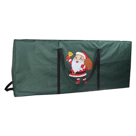 Christmas Tree Storage Bag Organizer for Party Accessories, Green Santa 122 x 38 x 51cm