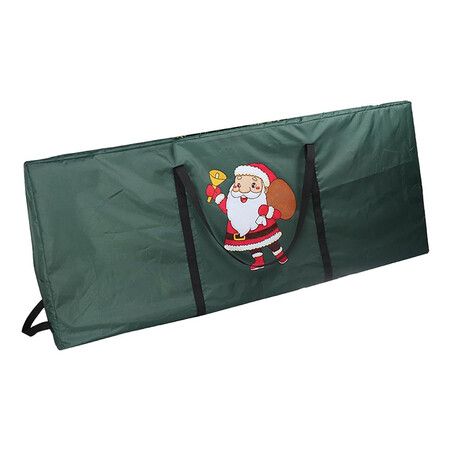 Christmas Tree Storage Bag Organizer for Party Accessories, Green Santa 122 x 38 x 51cm