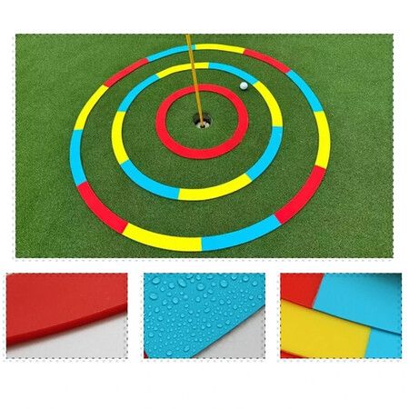 Silicone Golf Game Targets Circle Golf Training Aids Putting and Chipping Training Tool Golf Training Accessory Durable