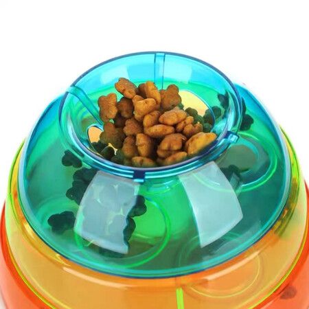 Dog Treat Dispensing Toy - Interactive Dog Treat Toys Pet Treat Ball for Small Medium Dogs & Cats