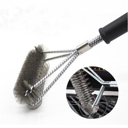 Clean Grill Brush, Bristle Free BBQ Grill Brush, Rust Resistant Stainless Steel Barbecue Cleaner