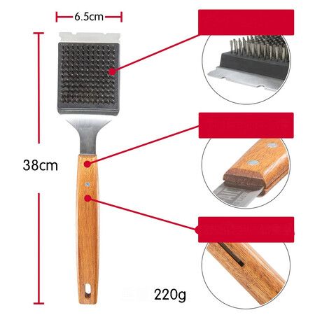 Grill Brush and Scraper for Barbecue, Grill Brush for Outdoor Grill for Any Grill