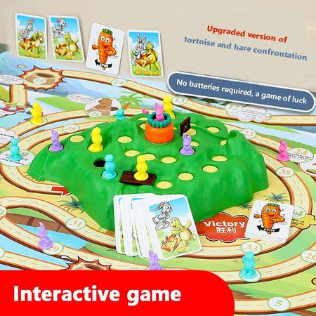 Rabbit Trap Board Game Funny Montessori Interactive  Educational Toy For Children's Birthdays Gifts Upgrade Version