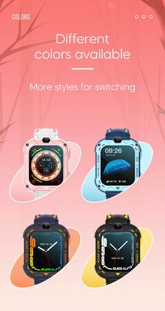 2024 Kids 4G Smart Watch SOS GPS Location Tracker Sim Card Video Call WiFi Chat Camera Flashlight Waterproof Smartwatch For Children