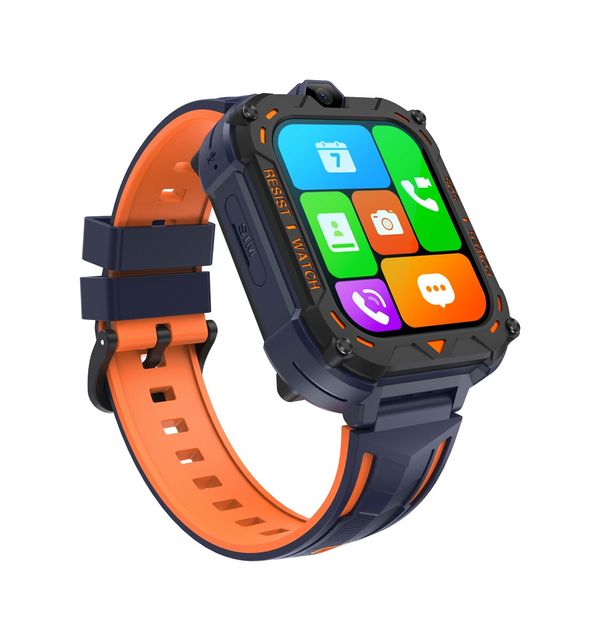 2024 Kids 4G Smart Watch SOS GPS Location Tracker Sim Card Video Call WiFi Chat Camera Flashlight Waterproof Smartwatch For Children