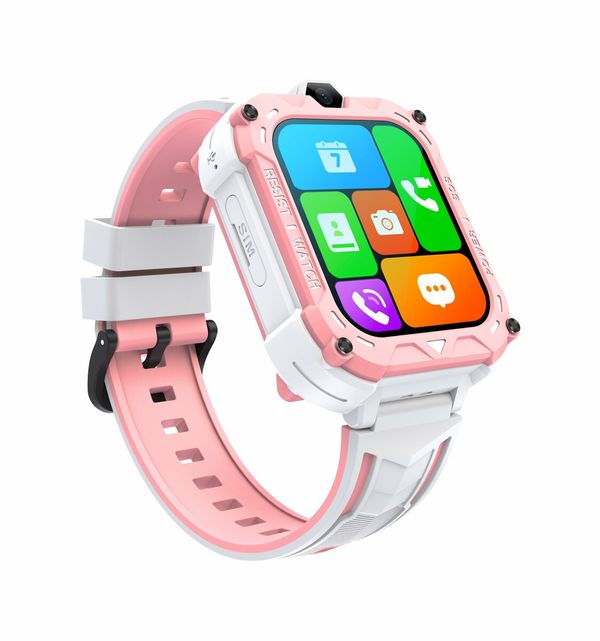 2024 Kids 4G Smart Watch SOS GPS Location Tracker Sim Card Video Call WiFi Chat Camera Flashlight Waterproof Smartwatch For Children