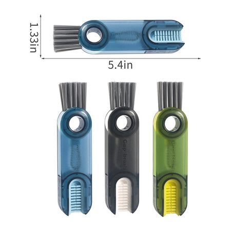 3 in 1 Cup Lid Gap Cleaning Brush Set, Multifunctional Insulation Bottle Cleaning Tools 3Pcs