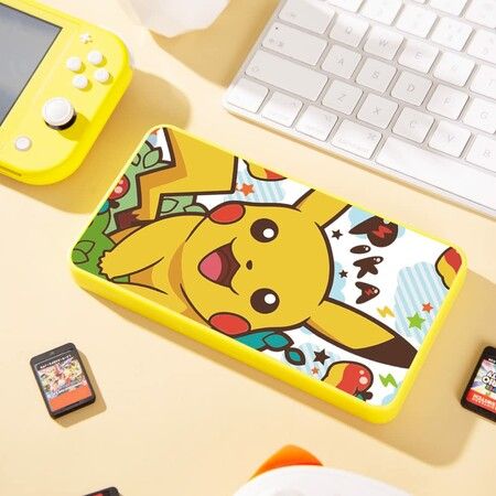 Pika - 24 Switch Game Card Case for Nintendo Switch Lite，OLED, Cute 24 Game Holder Cartridge Case for Game Cards and SD Cards, Kawaii Storage Box