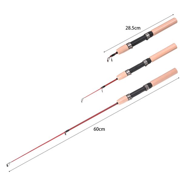 Ultra-short Fiberglass Fiber Lightweight Telescopic Rod Spinning Wheel Sea Fishing Rod