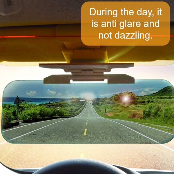 Day and Night Anti Glare Polarized Car Sun Visor Extender Universal for Car SUVs Trucks