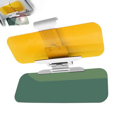 Day and Night Anti Glare Polarized Car Sun Visor Extender Universal for Car SUVs Trucks