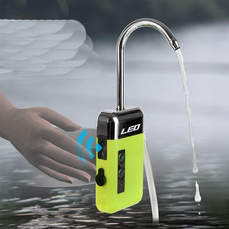 Rechargeable Fish Aerator Pump, Sensing Water Pumping for Outdoor Fishing Hands Washing