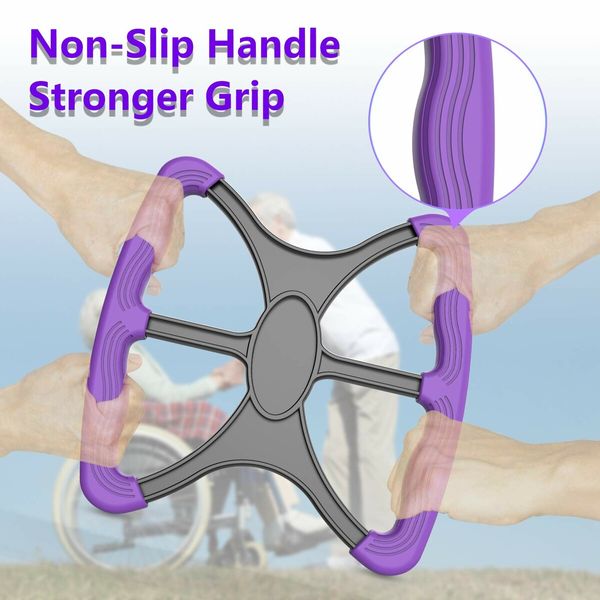 Purple - Lift Assists Standing Aid-Handicap Bar with No-Slip Grip Handles, Portable Lift Aid to Transfer Elderly, Senior, Patient or Disabled Assists