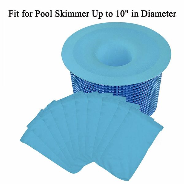 Pool Skimmer Socks,5 Pack Reusable Effective Pool Filter Basket Socks,Filters Baskets and Skimmers to Filter Leaves,The Ideal Sock/Net/Saver to Protect Your Pool