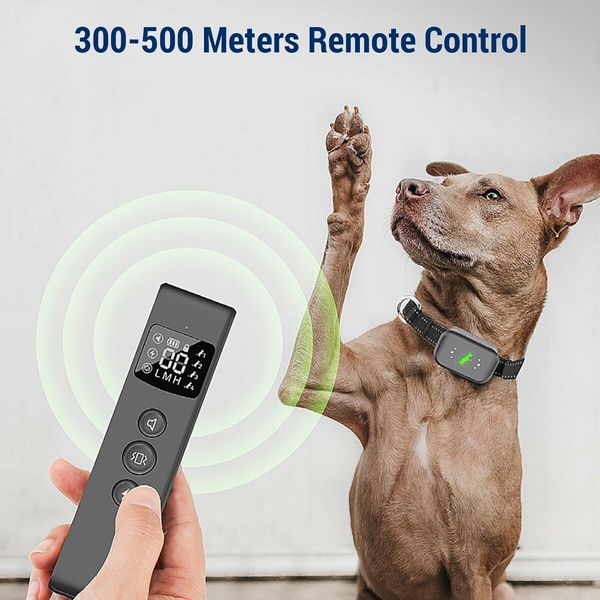 Dog Trainer Anti-Barking Smart Waterproof Shock Training Pet Charging Remote Control Collar Pet Supplies