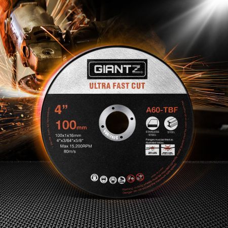 Giantz 200-Piece Cutting Discs 4" 100mm Angle Grinder Thin Cut Off Wheel Metal