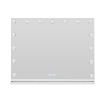 Embellir Bluetooth Makeup Mirror 80X58cm Hollywood with Light Vanity Wall 15 LED