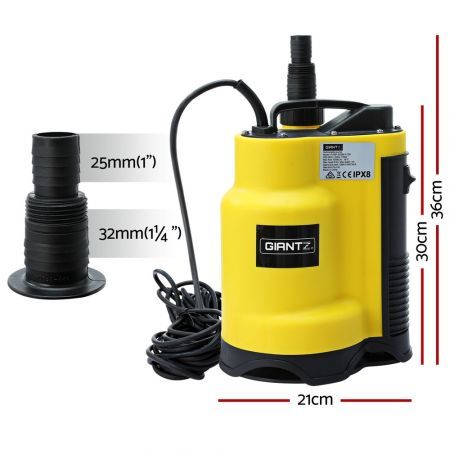 Giantz Garden Water Submersible Pump 400W Dirty Bore Sewerage Tank Well?Steel