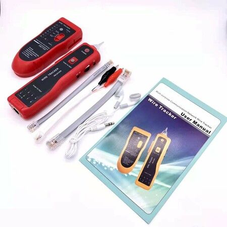 Ethernet Tester, Ethernet Network Cable Tester Kit for Miss Wiring Disorder Cable Open and Short Circuit Testing