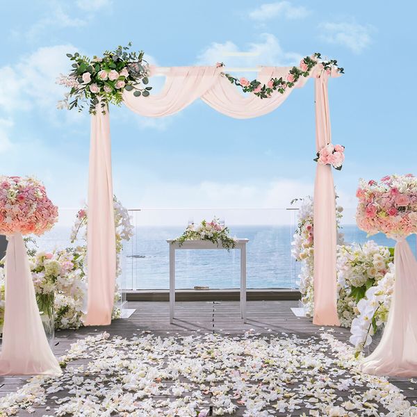 Wedding Backdrop Stand Photo Photography Frame Party Decoration Picture Holder Balloon Display Background 2x2m Galvanised Stainless Steel White