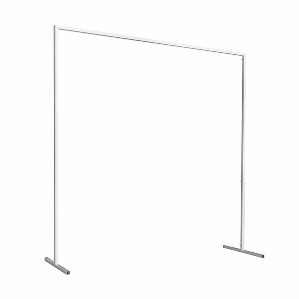 Wedding Backdrop Stand Photo Photography Frame Party Decoration Picture Holder Balloon Display Background 2x2m Galvanised Stainless Steel White