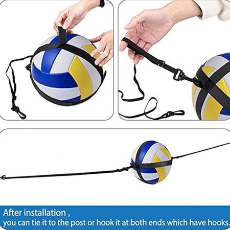 Volleyball Spike Trainer, 1 Set Flexible Wear resistant Volleyball Training Equipment Aid for Beginners Practicing