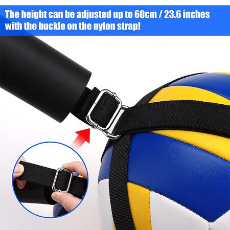 Volleyball Spike Coach, Basketball Hoop Spike Training System, Volleyball Equipment, Helps Improve Service, Jumping, Arm Movements and Peak Power