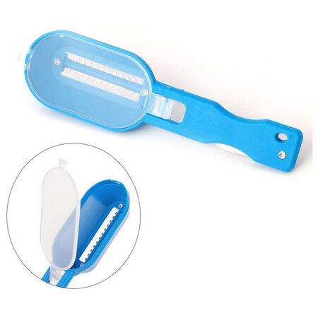 Fish Scaler Remover Fast Cleaning Fish Skin Steel Fish Scales Brush Shaver Remover Cleaner